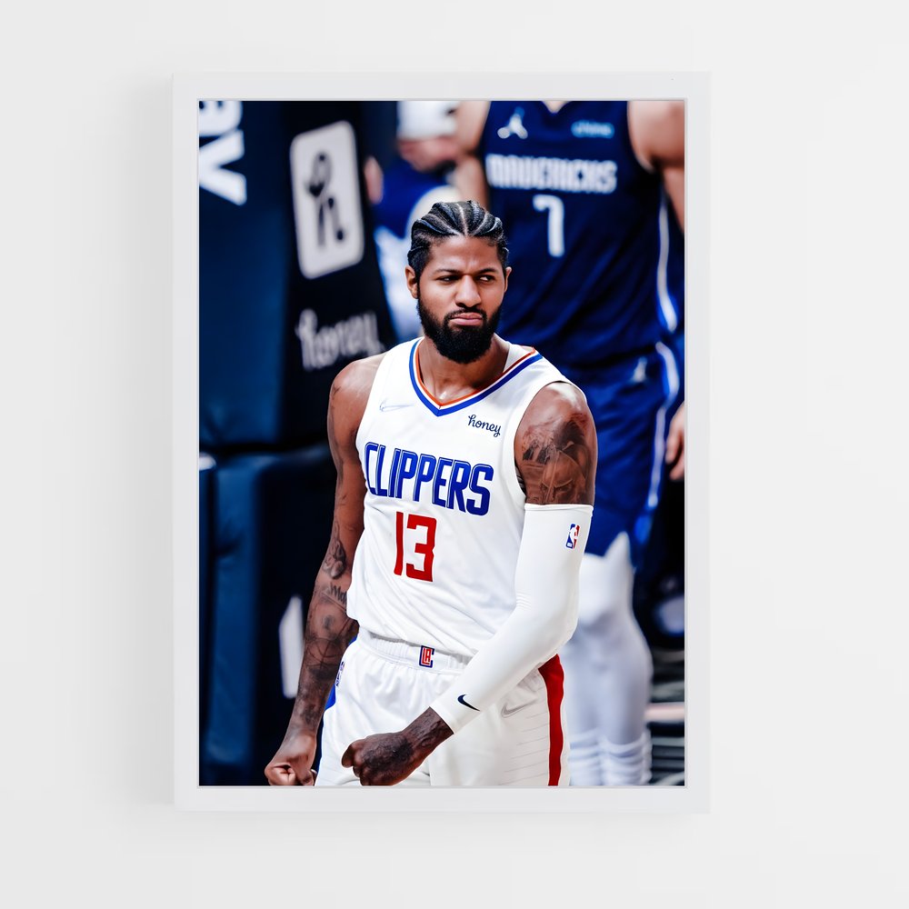 Poster Los angeles clippers – affiche Basketball (vue 3)